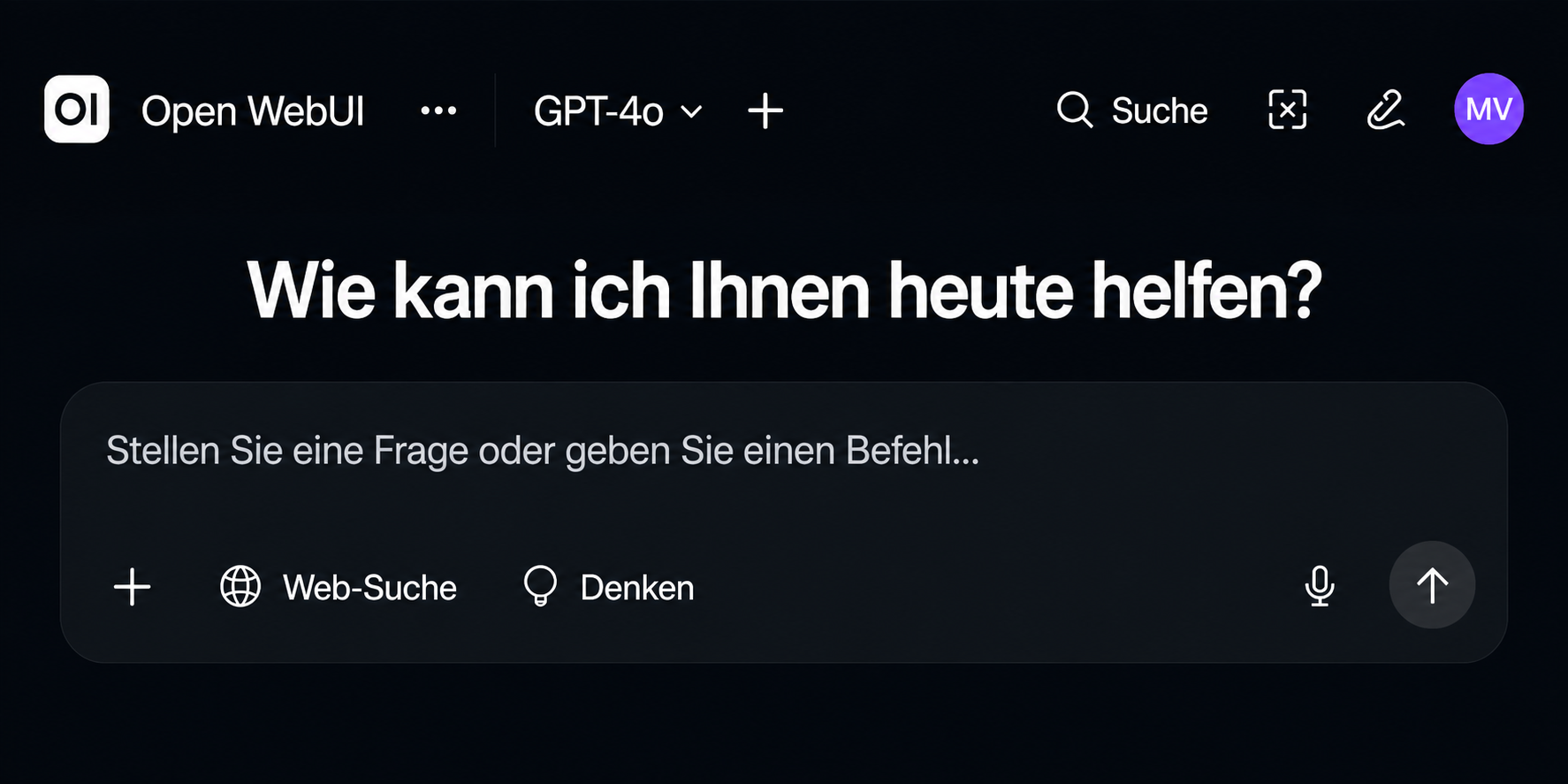 Open WebUI Dashboard